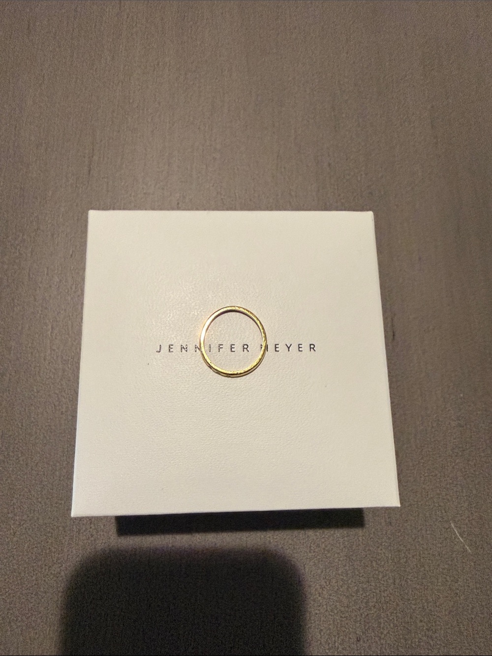 Jennifer Meyer Polished Yellow Gold Slim Ring